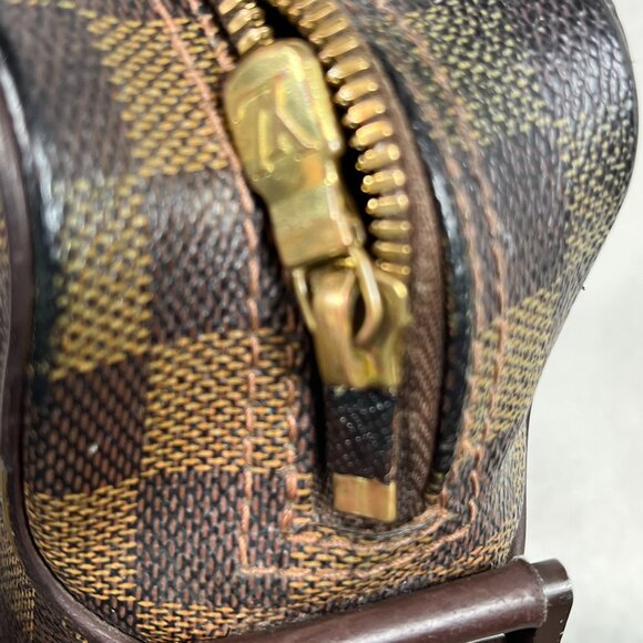 Authentic Unisex Louis Vuitton Olav Crossbody PM Brown Canvas Bag - Picture 6 of 15